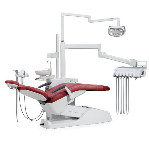 Riunito odontoiatrico con poltrona elettrica - S9 - Foshan Roson Medical Instrument - compatto / con poggiatesta flessibile / con sistema di igiene