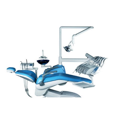 Riunito odontoiatrico con poltrona - A880 - Foshan YaYou Medical Equipment - con portastrumenti / con illuminazione