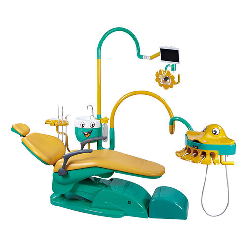 Riunito odontoiatrico con poltrona - A8000-I(A) - Foshan YaYou Medical Equipment - con portastrumenti / pediatrico