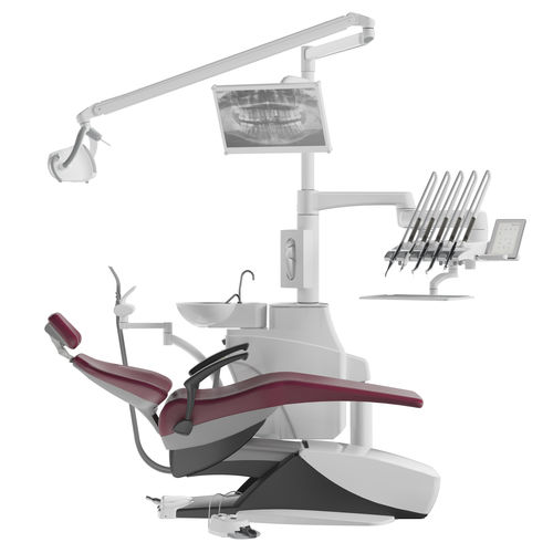 Riunito odontoiatrico con poltrona elettromeccanica - GALLANT Omnipratique - Galit - compatto / con portastrumenti / con illuminazione