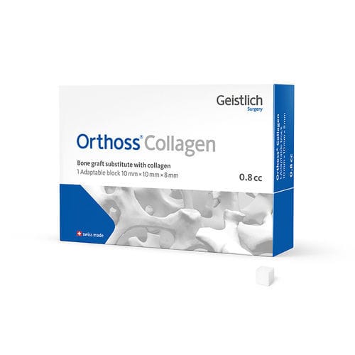 Sostituto osseo sintetico - Orthoss® Collagen - Geistlich Pharma - per chirurgia ortopedica / granulati / conformabile