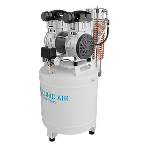 Compressore d'aria per odontoiatria - SMART DRY 2.50 - Gentilin - a pistone / 2 postazioni / senza olio