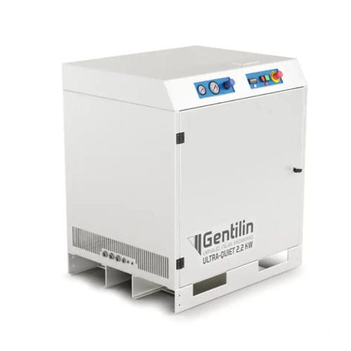 Compressore d'aria medico - QUBE DRY 300 HS - Gentilin - con essiccatore d'aria / senza olio / silenziato