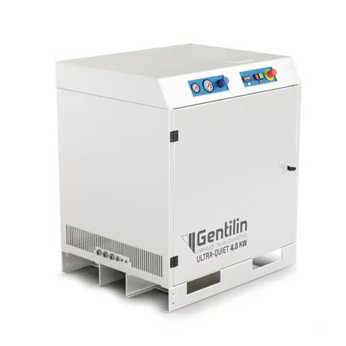Compressore d'aria medico - QUBE DRY 550 HS - Gentilin - con essiccatore d'aria / senza olio / silenziato