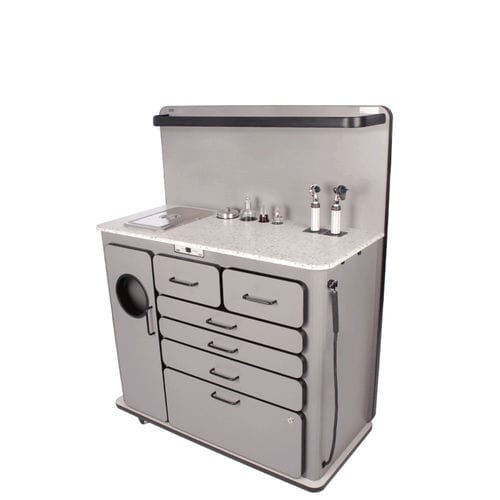 Armadio per ospedale - Deluxe - Global Surgical Corporation   - con sportello / con cassetti / da incasso