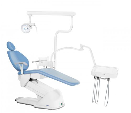 Riunito odontoiatrico con poltrona elettromeccanica - Gnatus G1 Cup SF - Gnatus - con portastrumenti / con illuminazione