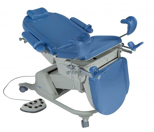 Lettino da visita ginecologico - RT 4000 - Gnatus - elettrico / ad altezza regolabile / con rotelle
