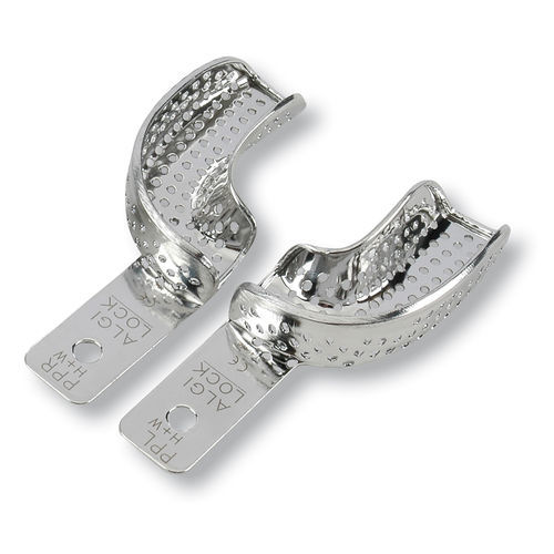 Cucchiaio d'impronta dentale per protesi parziale - Algilock® - Hager & Werken - non perforato