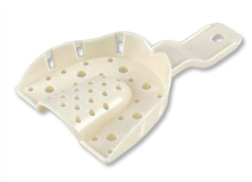 Cucchiaio d'impronta dentale per protesi parziale - Miratray® - Hager & Werken - perforato / monouso
