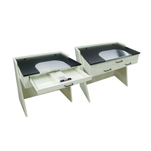 Postazione di lavoro per laboratorio odontotecnico in acciaio inossidabile - PTL-211 - Handler MFG