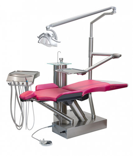 Riunito per ortodonzia con poltrona - L2-ECO-AIR - DKL CHAIRS GmbH - compatto / con sistema di igiene / con portastrumenti