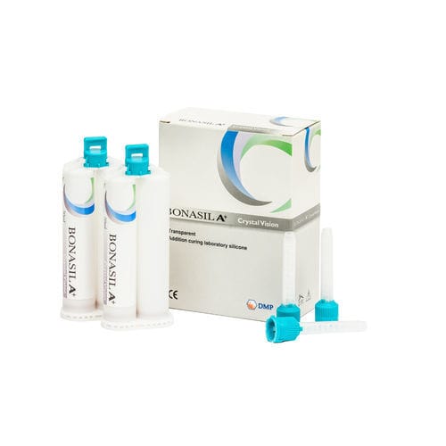 Materiale odontoiatrico in vinile polisilossano - BONASIL A+ Crystal Vision - DMP - per portaimpronte / per laboratorio odontotecnico / trasparente