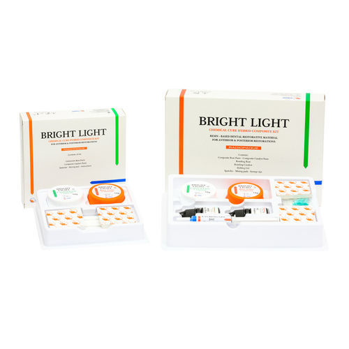 Materiale odontoiatrico in composito ibrido - Bright Light Hybrid - DMP - per ricostruzione dentale / per faccette dentali / per denti posteriori