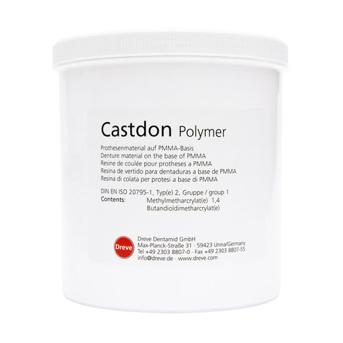 Materiale odontoiatrico in PMMA - Castdon - Dreve Dentamid GmbH   - per ricostruzione dentale / in polvere