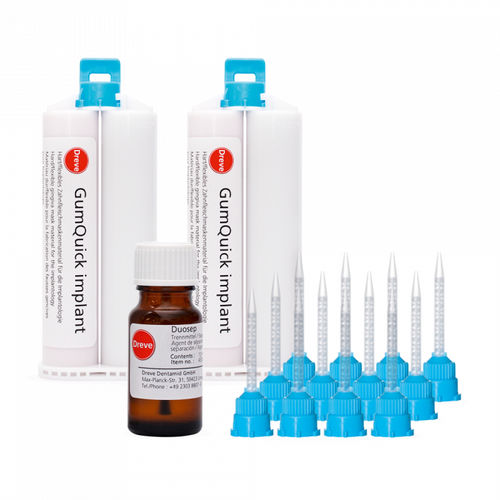 Materiale odontoiatrico in silicone - GumQuick implant Set - Dreve Dentamid GmbH   - gengivale