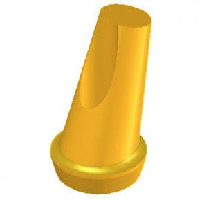 Pilastro dentale per impianto in titanio - MAT50-15 - EASY SYSTEM IMPLANT - esterno / angolare