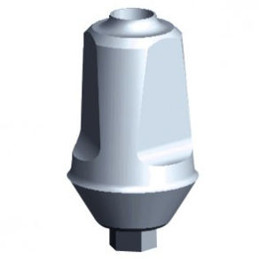 Pilastro dentale per impianto in titanio - MDS50-750-HI - EASY SYSTEM IMPLANT - ad esagono interno / dritto