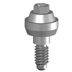 Pilastro dentale per impianto in titanio - PCV41-48-HI - EASY SYSTEM IMPLANT - interno / dritto / a vite