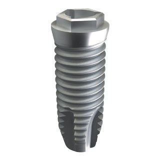 Impianto dentale cilindrico - Hexcel-S - EASY SYSTEM IMPLANT - in titanio / ad esagono esterno
