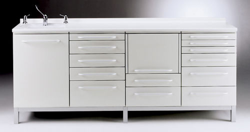 Armadio contenitore - BIJOU - edarredo. - per strumenti odontoiatrici / per clinica odontoiatrica / con lavandino