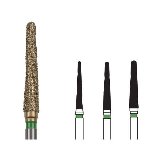 Fresa odontoiatrica - GSD1T - Edenta - in diamante / in stagno / in gesso