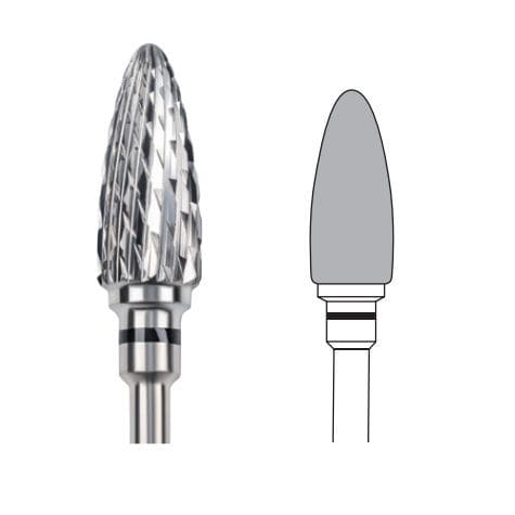 Fresa per laboratorio dentale - VZ26 - Edenta - in titanio / in carburo di tungsteno / di taglio