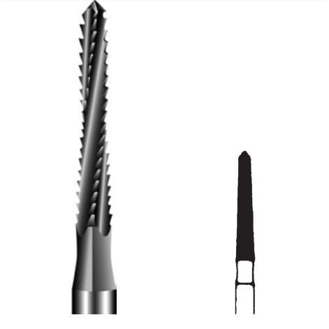 Fresa per chirurgia odontoiatrica - RF162 - Edenta - in acciaio inox