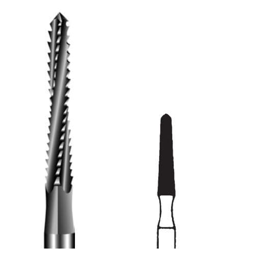 Fresa per chirurgia odontoiatrica - RF166  - Edenta - universale / in acciaio inossidabile