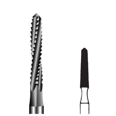 Fresa per chirurgia odontoiatrica - RF167 - Edenta - universale / in acciaio inossidabile
