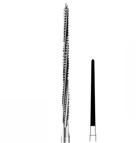 Fresa per chirurgia odontoiatrica - RF169  - Edenta - universale / in acciaio inossidabile / di taglio