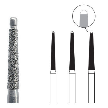 Fresa per endodonzia - 857 - Edenta - in diamante / di taglio