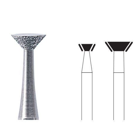Fresa odontoiatrica - 812 - Edenta - in diamante
