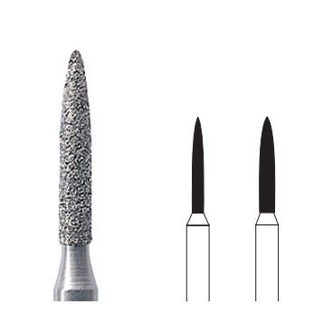 Fresa odontoiatrica - 863 - Edenta - in diamante