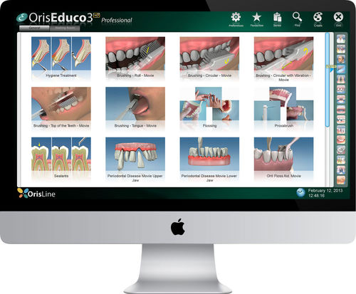 Software odontoiatrico - OrisEduco 3 - OrisLine Group - di gestione / di trattamento / didattico