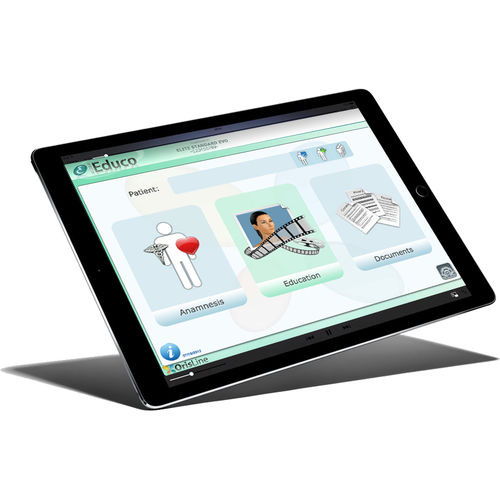 Applicazione iOS odontoiatrica - iEduco  - OrisLine Group - per chirurgia / didattica / di trattamento