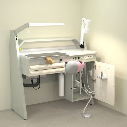 Postazione di lavoro per laboratorio odontotecnico didattica - SOPHT - ERIO - con illuminazione / con simulatore di pazienti