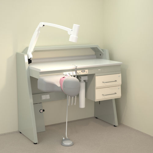 Postazione di lavoro per laboratorio odontotecnico didattica - SOPHM - ERIO - con illuminazione / con ripiani / con simulatore di pazienti