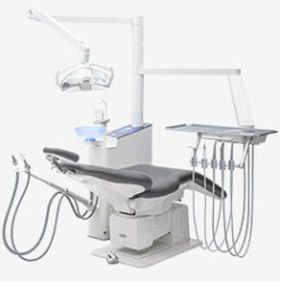 Riunito odontoiatrico con poggiatesta flessibile - Heka G + - Heka Dental - portatile / con monitor / con sistema di igiene