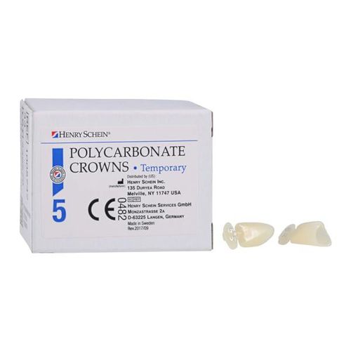 Corona dentale policarbonato - 136269 - Henry Schein - incisivo inferiore / incisivo / per denti anteriori