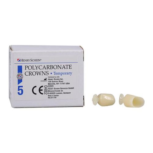 Corona dentale policarbonato - 1002849  - Henry Schein - molari / prefabbricato