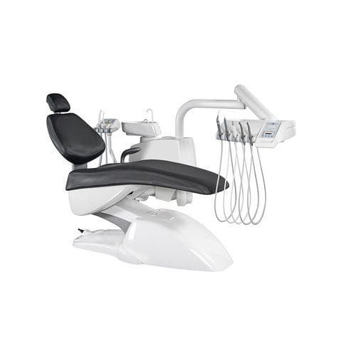 Riunito odontoiatrico con poltrona elettrica - Brio - New Idem - compatto / con sistema di igiene / con portastrumenti