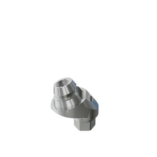 Pilastro dentale per impianto in titanio - U35 series - IDI - interno / angolare / a vite