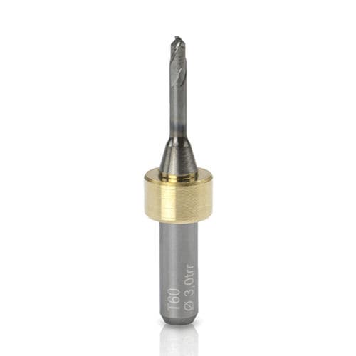 Fresa odontoiatrica - T60 - imes-icore GmbH - in metallo / di fresatura / corta