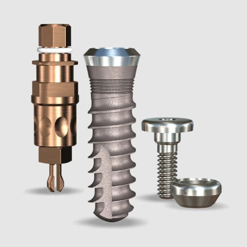 Impianto dentale cilindrico - SWISHPLUS™  - Implant Direct Europe - in titanio / ad ottagono interno / interno