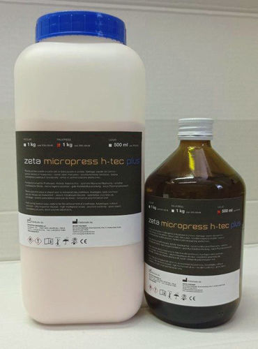 Materiale odontoiatrico in acrilico - zeta micropress h-tec plus - INDUSTRIA ZINGARDI SRL   - per protesi dentarie / per fabbricazione di dentiere / in polvere