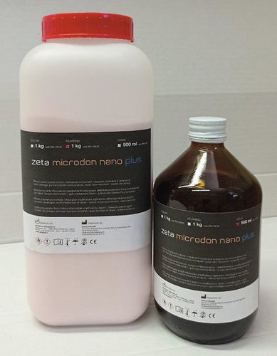 Materiale odontoiatrico per protesi dentarie - zeta microdon nano plus - INDUSTRIA ZINGARDI SRL   - in polvere / liquido / biocompatibile
