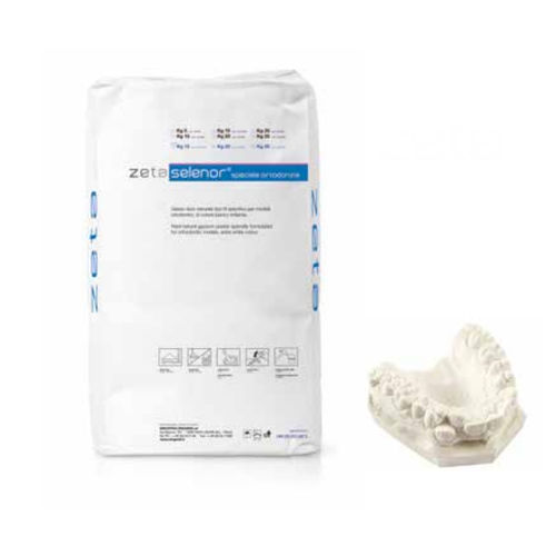 Kit di materiali odontoiatrici in gesso - zeta selenor speciale ortodonzia - INDUSTRIA ZINGARDI SRL   - ortodontico / per laboratorio odontotecnico / in polvere