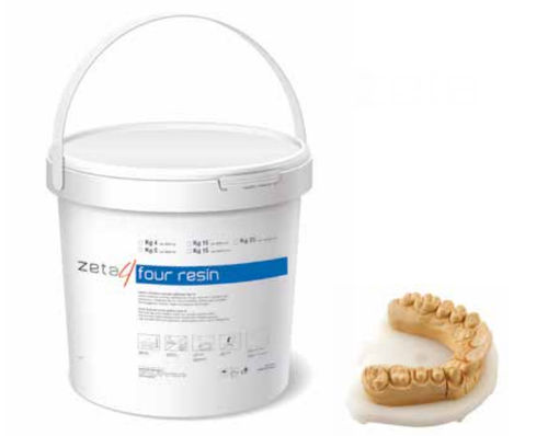 Materiale odontoiatrico in pietra - zeta zetafour - INDUSTRIA ZINGARDI SRL   - in resina / per ponti dentali / per corone dentali