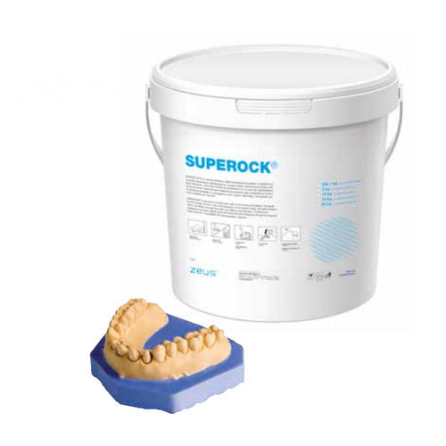 Materiale odontoiatrico in pietra - zeus SUPEROCK® - INDUSTRIA ZINGARDI SRL   - per laboratorio odontotecnico / in polvere