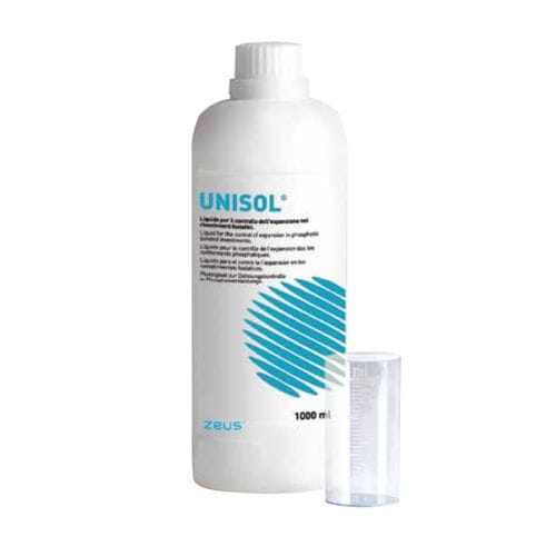 Materiale odontoiatrico fosfato - zeus unisol® - INDUSTRIA ZINGARDI SRL   - per laboratorio odontotecnico / liquido